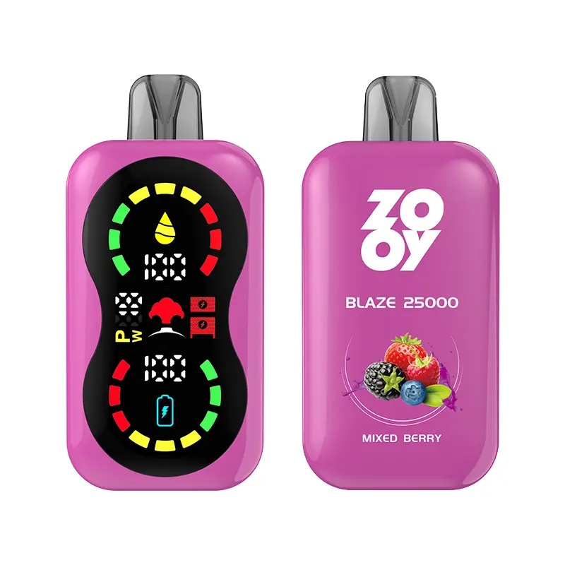 Top selling ZOOY BLAZE 25000 DISPOSABLE VAPE European free shipping