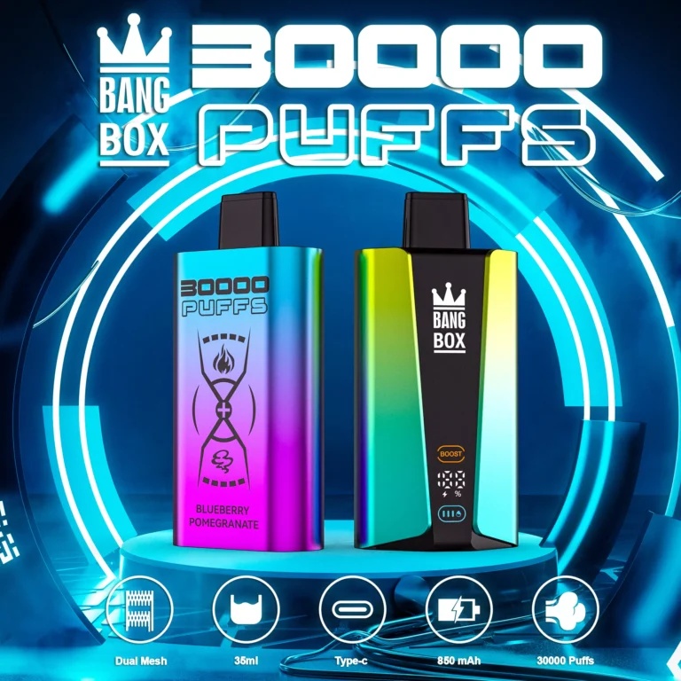Bang Box 30000 Puffs Dual Mesh Rechargeable Disposable Vapes Pen 