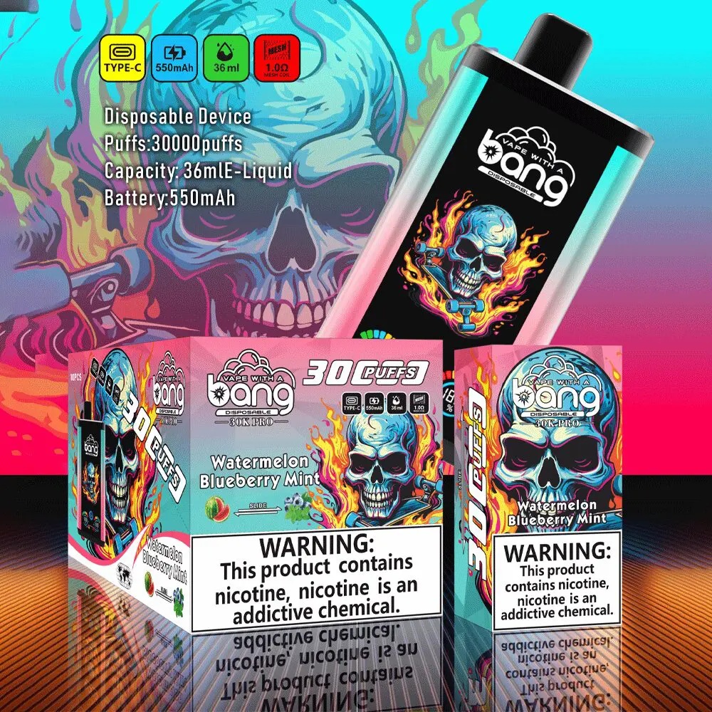 Bang Box 30K Pro LED Screen Disposable vape pen wholesale
