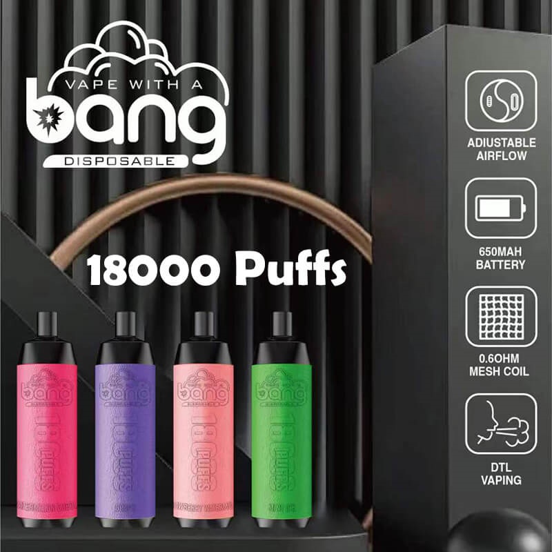 Bang E Shisha 18000 Puffs Sub Ohm DTL Disposable Vape Wholesale