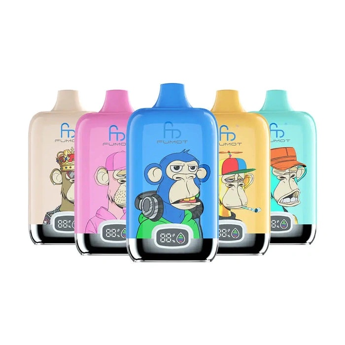 Wholesale Fumot Randm Digital Box 12000 Puffs 0%, 2%, 3%,5% Disposable Vape