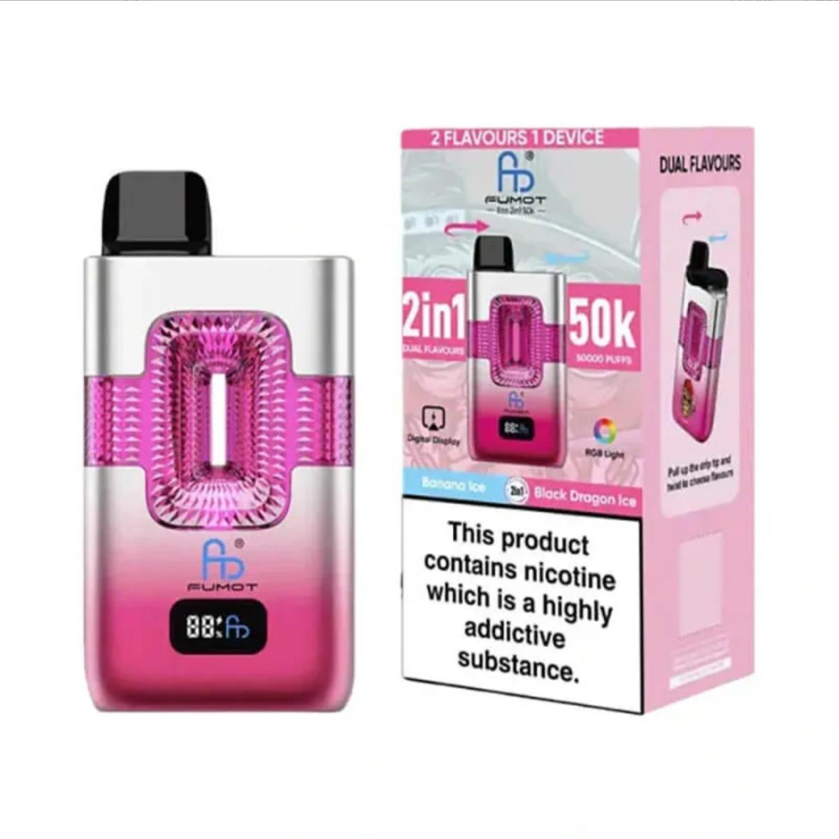 Bulk Wholesale Fumot ECO 2in1 50K 50000 Puffs Disposable Vape