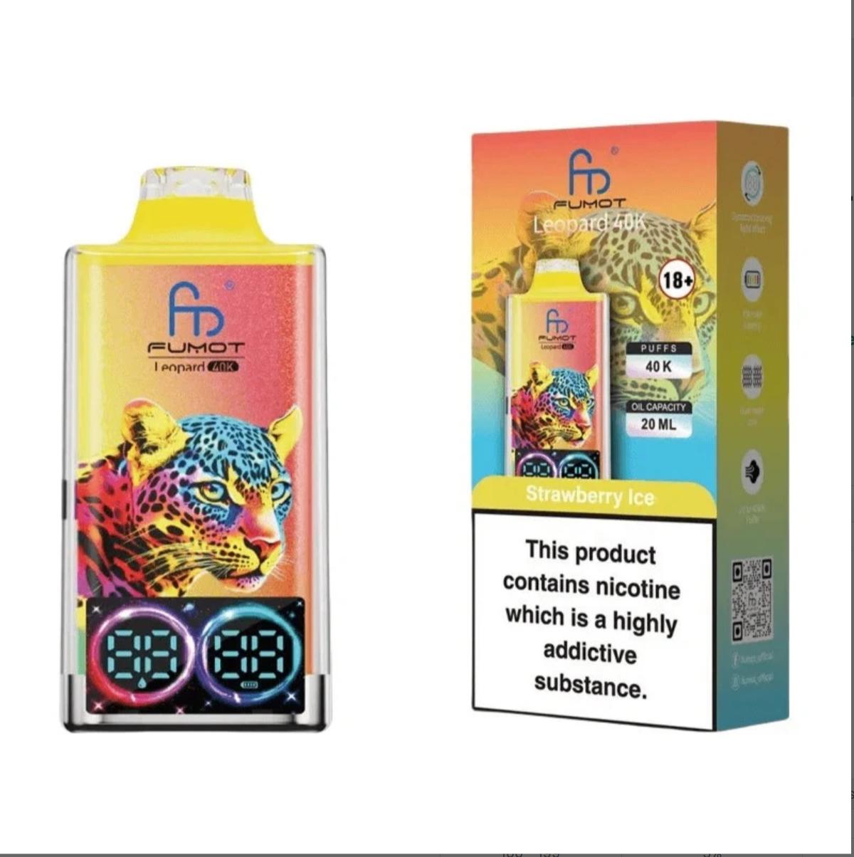 Bulk Wholesale Fumot Leopard 40K Puffs Disposable Vape
