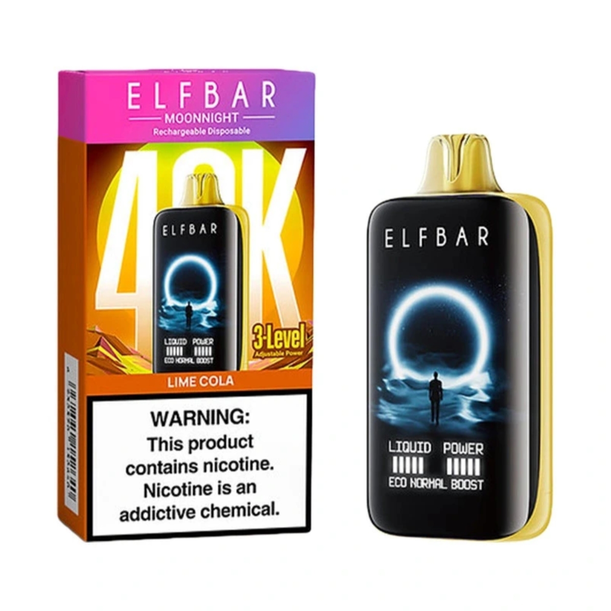 Wholesale ELF BAR MOONNIGHT 40000 Puffs Rechargeable Disposable Vape